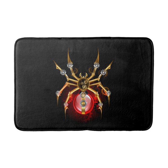 Tapis De Bain Araignée en vapeur noire (Devant)