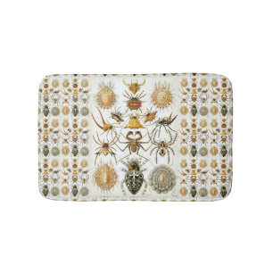 Tapis De Bain Araignées ou arachnides vintages par Ernst Haeckel