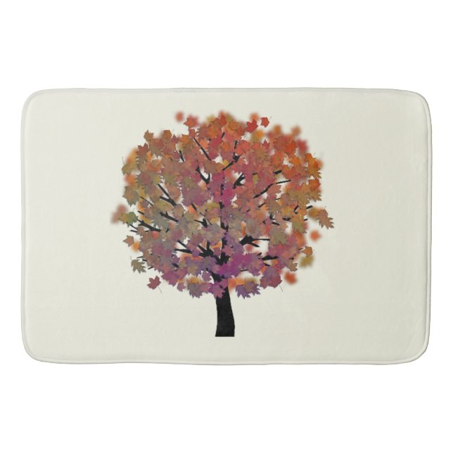 Tapis De Bain Arbre d'automne  (Devant)