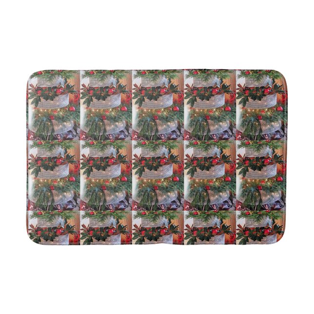 TAPIS DE BAIN "ARBRE DE NOËL" BAIN MAT (Devant)