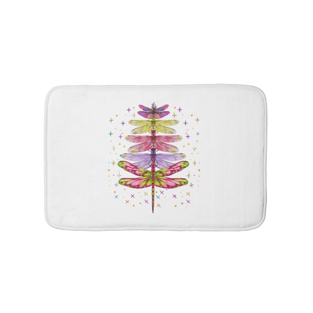 Tapis De Bain Arbre de Noël dragonfly (Devant)