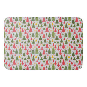 Tapis De Bain Arbre de Noël multicolore
