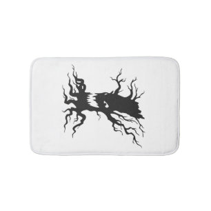 Tapis De Bain Arbre hanté vintage Halloween