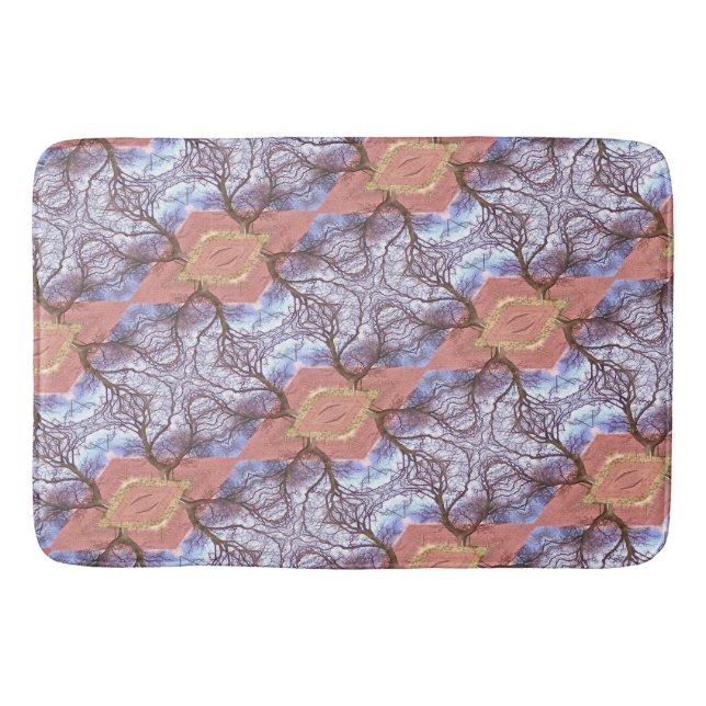 TAPIS DE BAIN ARBRES ET CHAMPS (Devant)