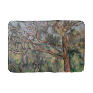 Tapis De Bain Arbres et Route, Paysage Post-Impressionniste
