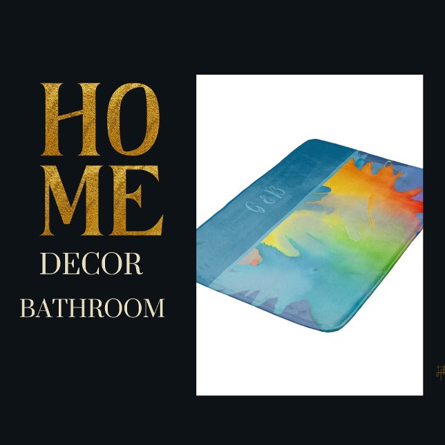Tapis De Bain arc-en-ciel lgbtq (Créateur téléchargé)