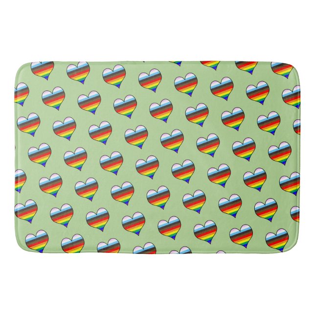Tapis De Bain Arc-en-ciel Motif bain Mat (Devant)