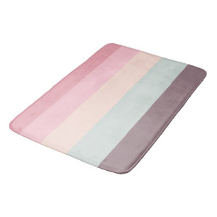 Tapis De Bain arc-en-ciel pastel