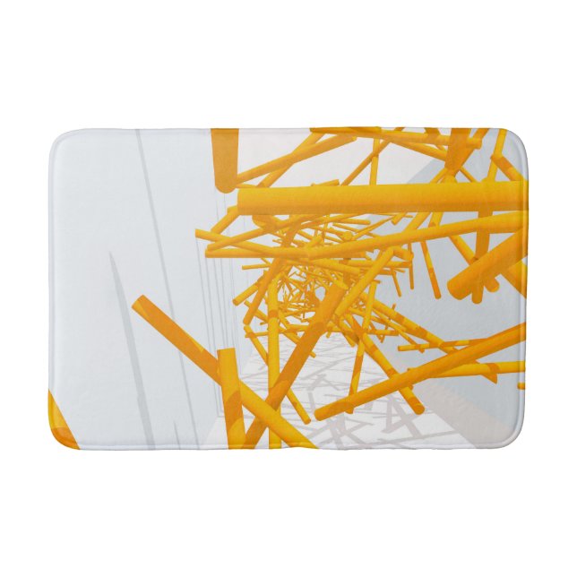 Tapis De Bain Architectural Space with Bright Geometrical Shape (Devant)