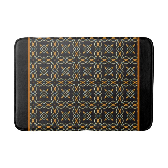 Tapis De Bain Argent noir cuivre (Devant)