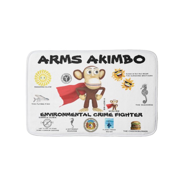 Tapis De Bain ARMSAKIMBO 2 enfants (Devant)