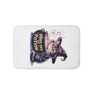 Tapis De Bain Arrêtez de toucher à ma potion, sorcière chat kawa