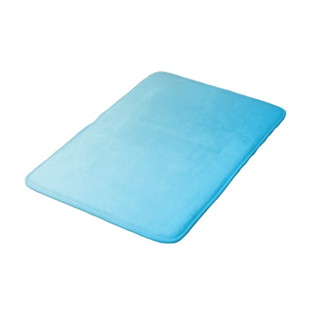 Tapis De Bain Arrière - plan de dégradé de couleur bleu (Angle)