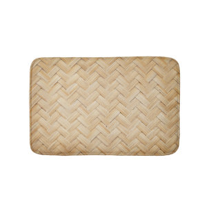 Tapis De Bain Arrière - plan de texture Abstraite en bambou tiss