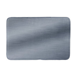 Tapis De Bain Arrière - plan élégant en acier brossé Faux