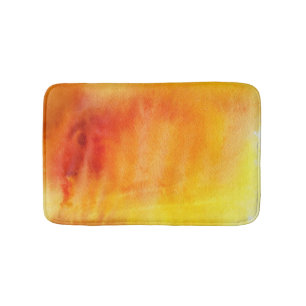Tapis De Bain Arrière - plan peint à la main 19 d'aquarelle