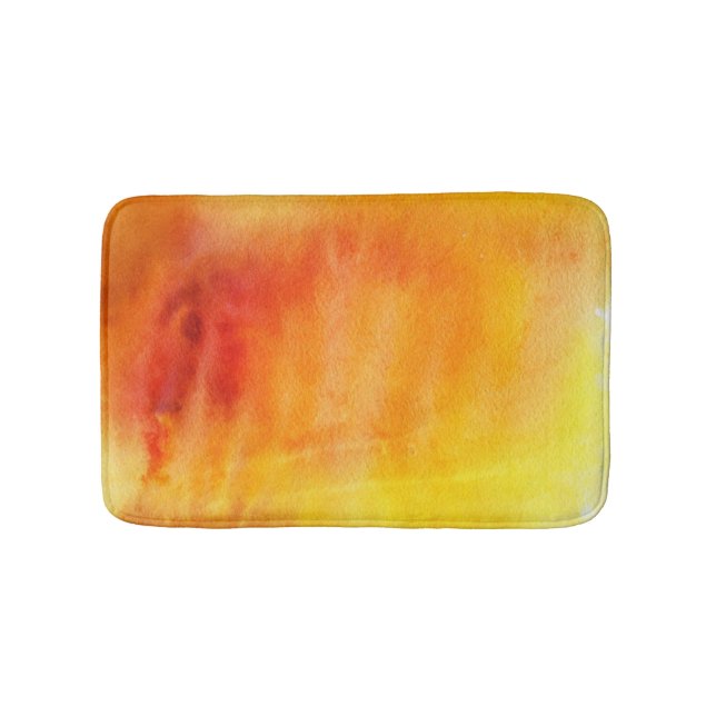 Tapis De Bain Arrière - plan peint à la main 19 d'aquarelle (Devant)