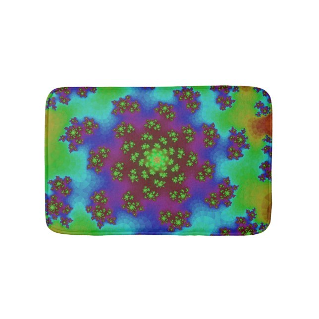 Tapis De Bain Arrosage floral d'automne (Devant)