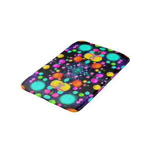 Tapis De Bain art abstrait brillant