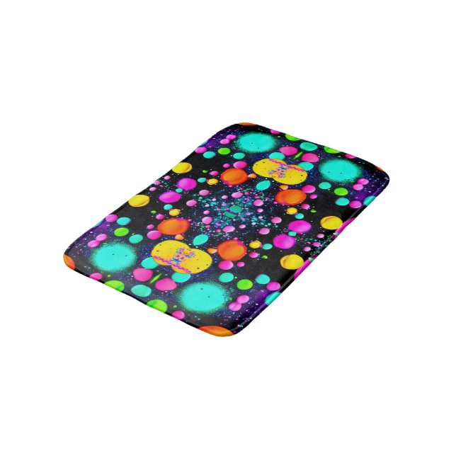 Tapis De Bain art abstrait brillant (Angle)
