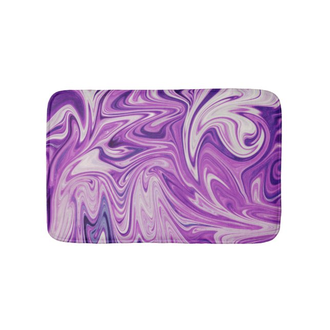 Tapis De Bain Art abstrait de lave fondue (Devant)