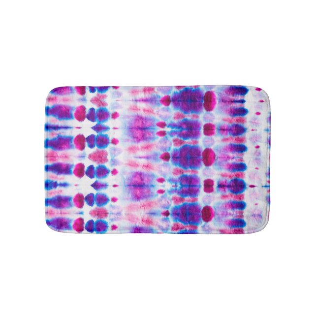 Tapis De Bain Art Abstrait rouge vif jaune (Devant)