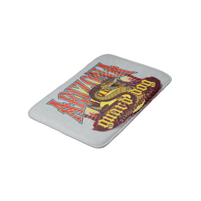 Tapis De Bain Art de serpent d'Arizona (Angle)