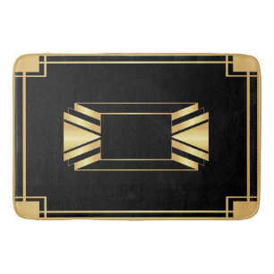 Tapis De Bain Art Déco Mat de bain Motif encadré