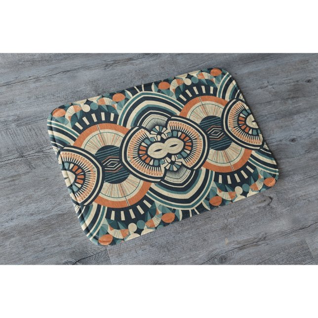 Tapis De Bain Art déco scandinave (Créateur téléchargé)