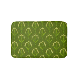 Tapis De Bain Art déco vert