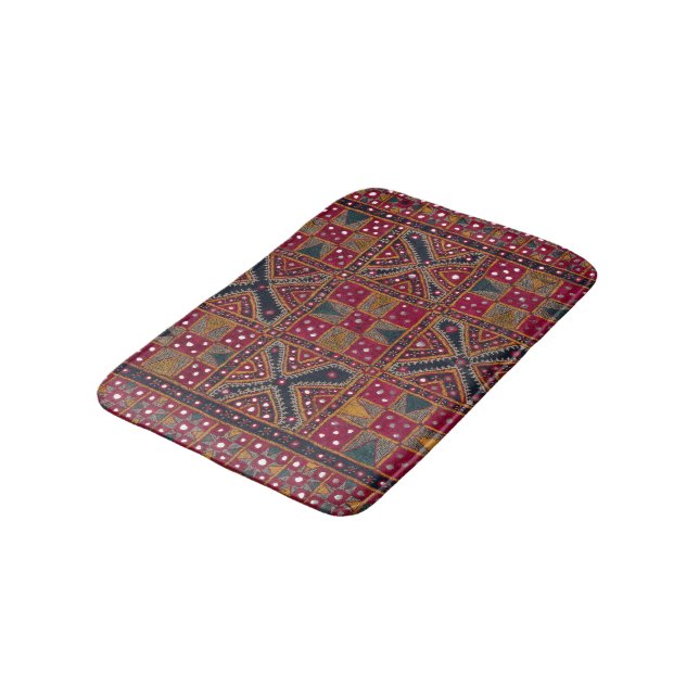 Tapis De Bain Art Décoratif Indien (Angle)