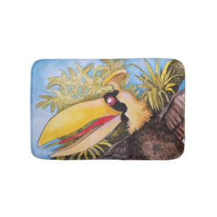 Tapis De Bain Art "d'oiseau de coup de coup" par Mike Quinn