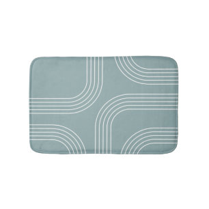 Tapis De Bain Art en ligne de style moyen siècle Abstrait