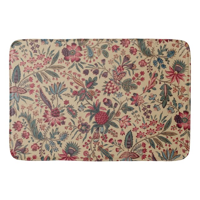 Tapis De Bain Art floral de la tapisserie (Devant)