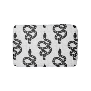 Tapis De Bain Art folklorique texturé grunge sorcière serpent no