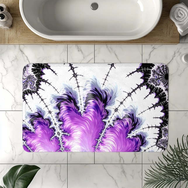 Tapis De Bain Art fractal à dégradé de couleurs moderne (Créateur téléchargé)