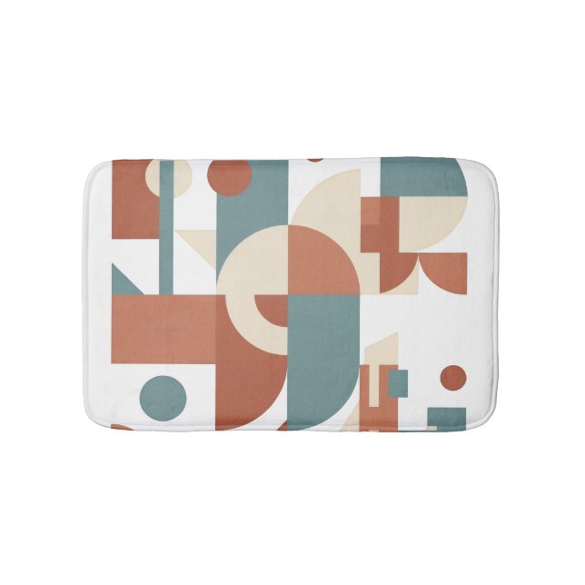 Tapis de bain art géométrique (Devant)