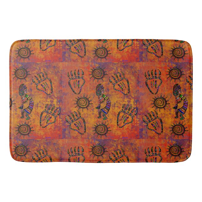 Tapis De Bain Art Kokopelli (Devant)