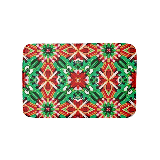 Tapis De Bain Art mandala de rêve kaléidoscope (Devant)