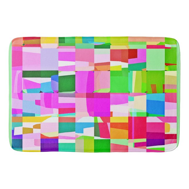 Tapis De Bain Art Motif coloré (Devant)