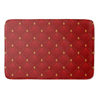 Tapis De Bain Art nouveau rouge et or