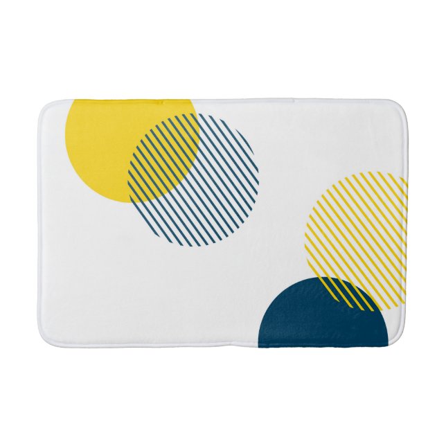 Tapis De Bain Art urbain abstrait moderne, simple, minimal et te (Devant)