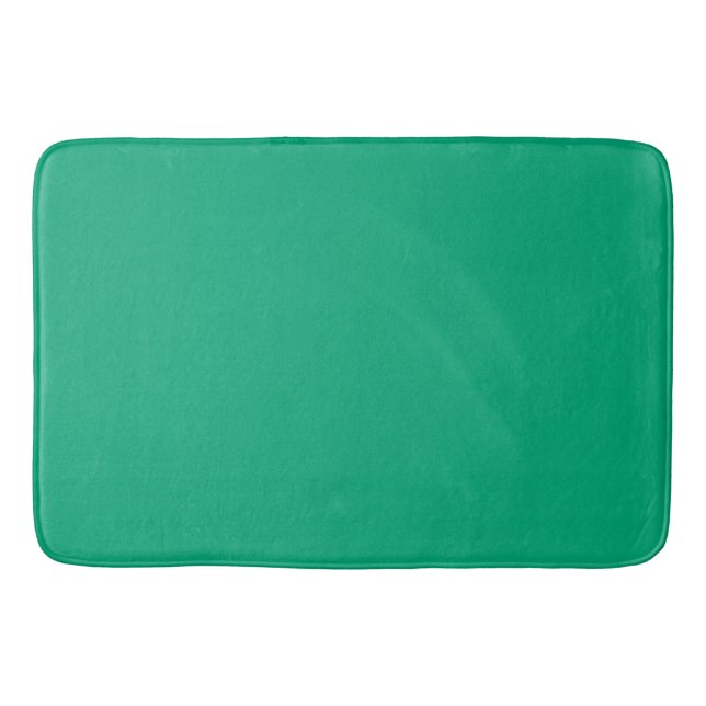 Tapis De Bain Artisanat votre bleu vert personnalisé (Devant)