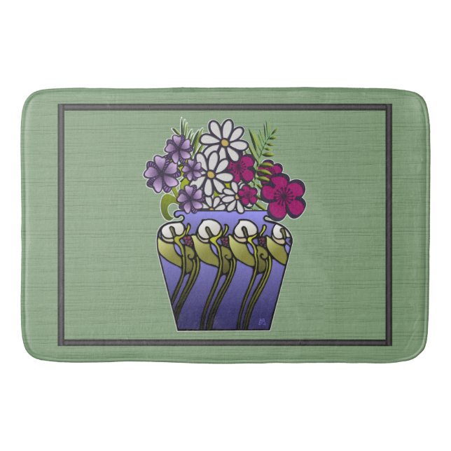 Tapis De Bain Artiste Lily Vase (Devant)
