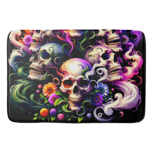 Tapis De Bain Artsy Skull Design