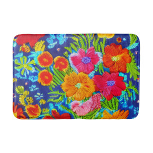 Tapis De Bain Aspect brodé
