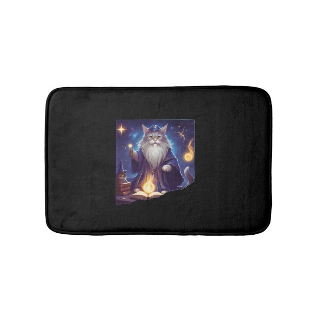 Tapis De Bain Assistant Cat magique Cute Assistant Purrfect Assi (Devant)