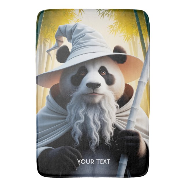 Tapis De Bain Assistant Vieux Panda Imaginaire (devant Vertical)