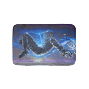 Tapis De Bain Astronaute du graffiti