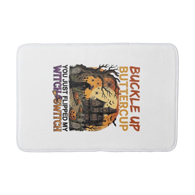 Tapis De Bain Attachez-vous Papillon de nuit Sorcière Interrupte (Devant)